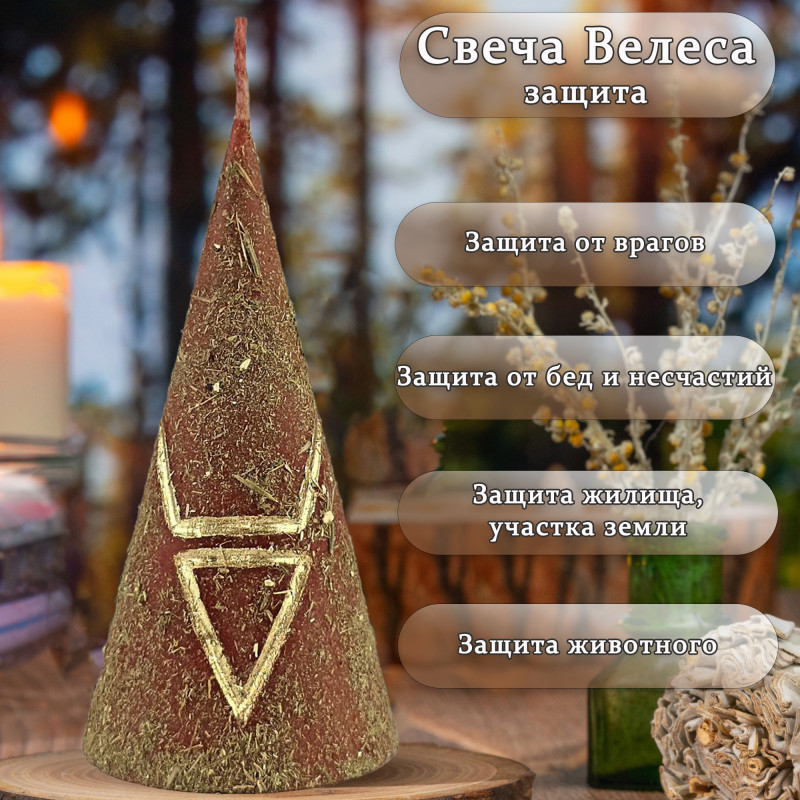 Свечи Велеса: чистка+защита Свечи Велеса: чистка+защита